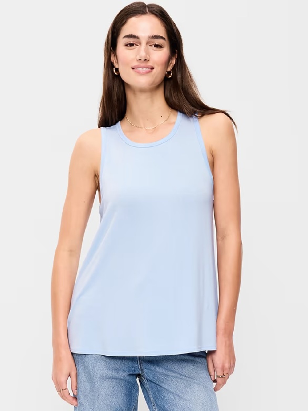 Old Navy Light Blue Sleeveless Tank Top